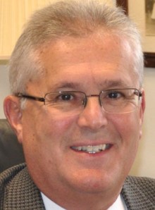 Dr. Henry Cram, President of the Middle States Association Commission on Elementary and Secondary Schools, visited Trinity Hall on Sept. 24 as part of the school's accreditation process.  Photo courtesy of Middle States Association