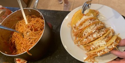 spaghetti tacos